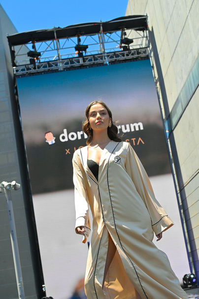 Desfile único: pijamas en la Semana Internacional de la Moda