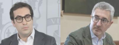 Carlos Cuerpo vicepresidente primero y Arcadi España ministro de Hacienda