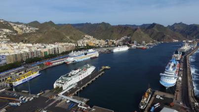 Puertos de Tenerife limitará la contaminación atmosférica en sus instalaciones