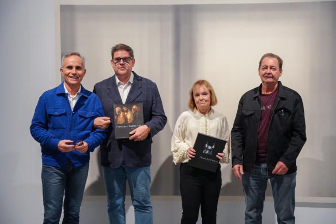 Maud Bonneaud y Francisco Suárez León ocupan ya su espacio en la Biblioteca de Artistas de Canarias
