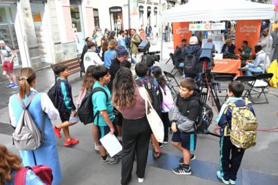 Escolares de toda Canarias disfrutan de las ondas y los deportes autóctonos