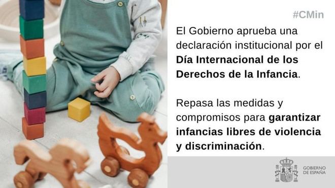 Gobierno de España reafirma su compromiso con los derechos de la infancia