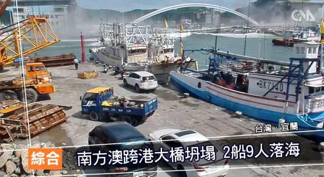 Al menos 20 heridos tras el derrumbe de un puente en el noreste de Taiwán