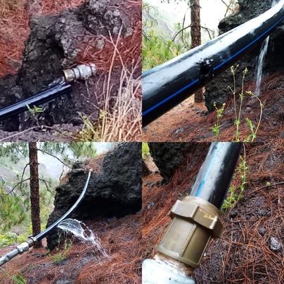 Un sabotaje en el abastecimiento de agua a La Laja cuesta 300.000 litros a sus vecinos