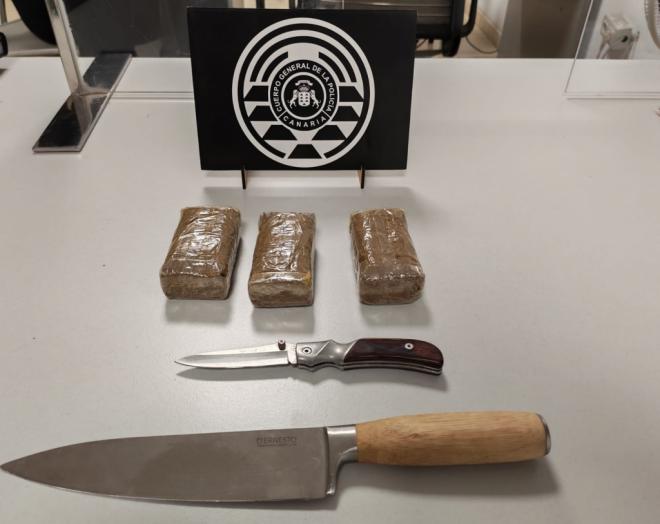 La Policía Canaria detiene a dos personas por estafa y tráfico de drogas en Fuerteventura