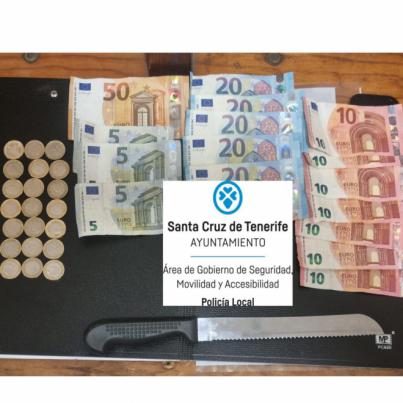Detenido tras robar en una tienda utilizando un cuchillo para amenazar a la empleada