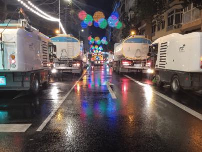 Limpieza recoge 25.000 kilos de residuos durante la Gran Cabalgata