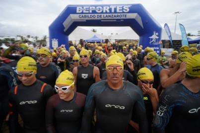 Unai Cocera y Naira Jaén, ganadores de la IX Sailfish Lanzarote Open Water