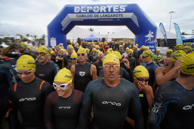 Unai Cocera y Naira Jaén, ganadores de la IX Sailfish Lanzarote Open Water