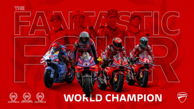 Ducati domina el Mundial de MotoGP