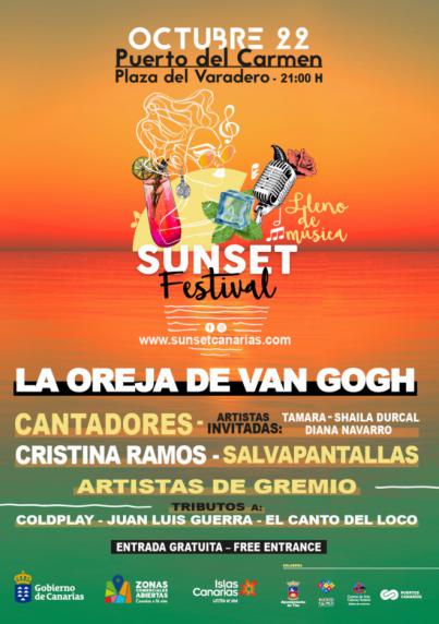 Puerto del Carmen celebra el SunSet Festival con La Oreja de Van Gogh como cabeza de cartel