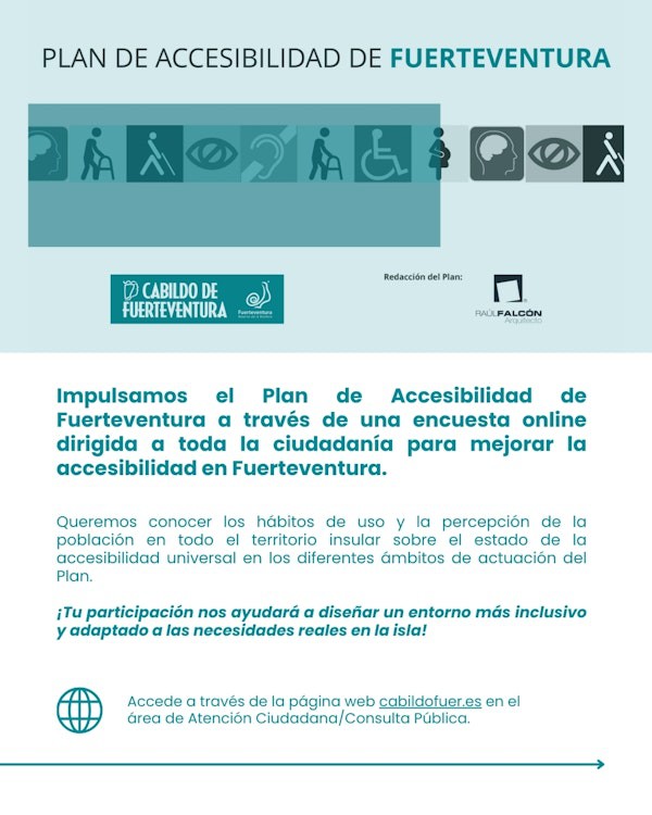 Cabildo de Fuerteventura lanza Plan de Accesibilidad
