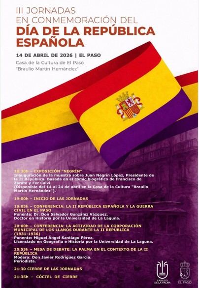 Jornadas en La Palma para recordar el Día de la República Española