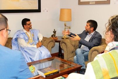 Visita del rector de Tifariti a la ULL para fortalecer la cooperación académica