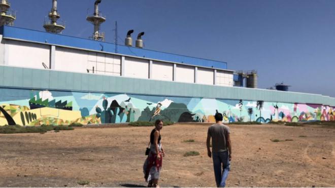 Noemí Santana denuncia la situación de la central eléctrica de El Charco