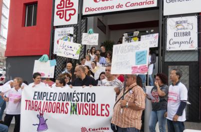 Cáritas Diocesana de Canarias denuncia la precariedad laboral de las trabajadoras del hogar