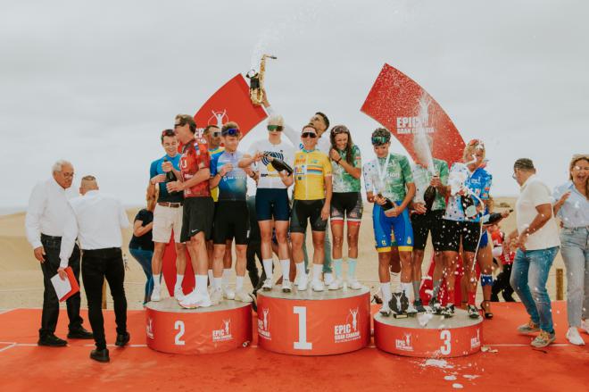 Luca Chiesa y Manuela Muresan, campeones de la EPIC Gran Canaria más internacional
