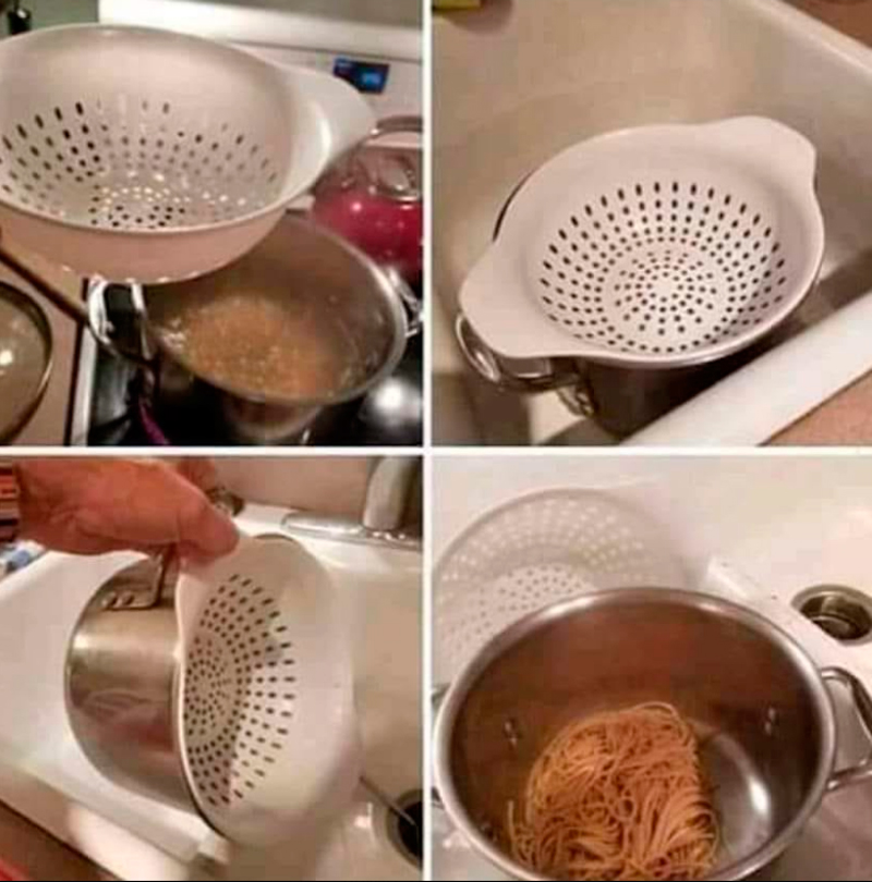 Toda una vida haciéndolo mal con el colador