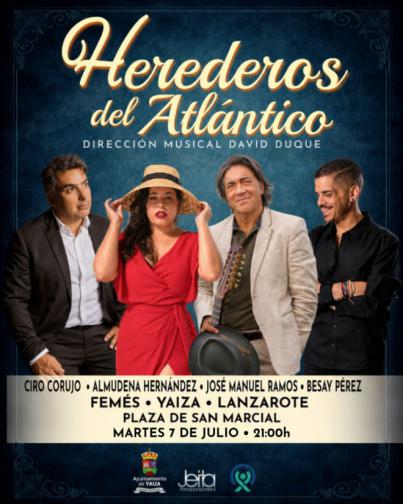Femés remata sus fiestas con el espectáculo Herederos del Atlántico