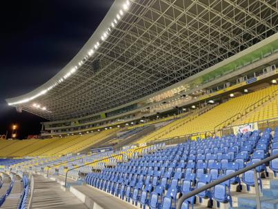 El Estadio de Gran Canaria ya tiene operativo el nuevo sistema de iluminación