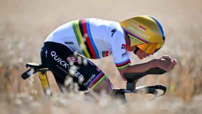 Tour de Francia: crono para Evenepoel y Pogacar se viste de amarillo