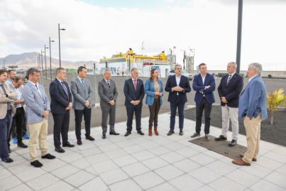Torres inaugura la ampliación del puerto de Playa Blanca y remarca la calidad del proyecto y que se convierta en el primer muelle sostenible de Canarias