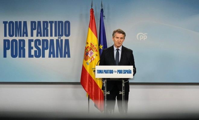 Feijóo llama a una protesta en Madrid contra la corrupción este domingo