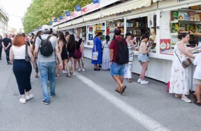 Una caseta dedicada a Canarias en la Feria del Libro de Madrid