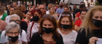 Miles de personas secundan la manifestación en las calles de Los Llanos de Aridane