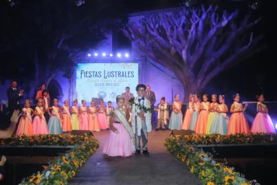 Triana María Díaz y Hugo Cano, Reina y Míster Infantil de la Fiestas Lustrales de Nuestra Señora de Abona 2022