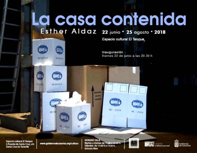 El Espacio Cultural El Tanque se convierte en ‘La casa contenida’ de Esther Aldaz