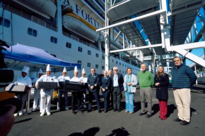 La Autoridad Portuaria de Las Palmas impulsa una alianza entre Costa Cruceros y el Banco de Alimentos