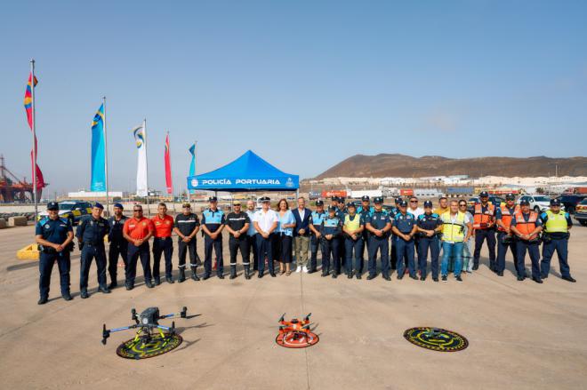 Puerto de Las Palmas refuerza su vigilancia con tres drones