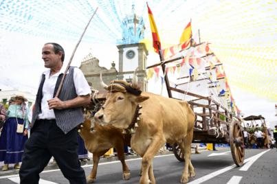 San Antonio de Padua volvió a salir entre carretas, parrandas y tradición