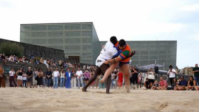 La lucha canaria, protagonista de una exhibición en el Festival de San Sebastián
