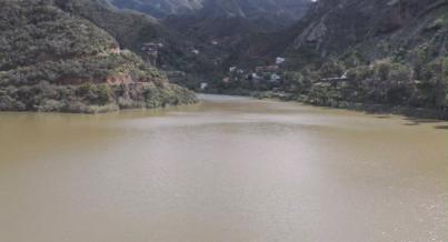 Vallehermoso evalúa mejoras de seguridad en la presa La Encantadora