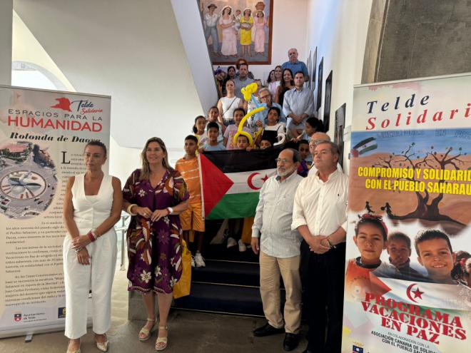 Telde da la bienvenida a los diez menores de ‘Vacaciones en paz’