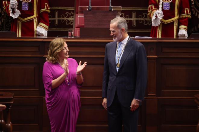 El Rey agradece al pueblo canario su resiliencia