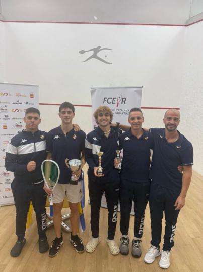 Alberto Mateo, campeón de España de Squash de Segunda Categoría Absoluta