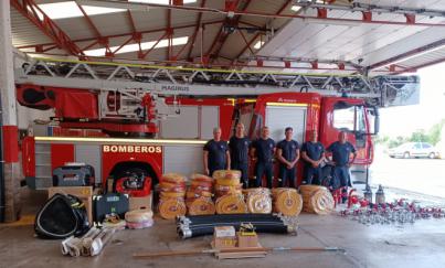 El Servicio de Bomberos de San Bartolomé de Tirajana estrena los nuevos equipos y material para distintas actuaciones