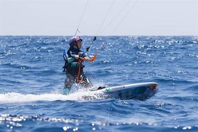 Gisela Pulido supera la etapa más difícil entre Gran Canaria y Tenerife