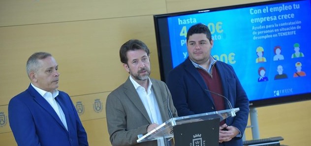El Plan de Empleo de Tenerife multiplica por seis la tasa de contratos indefinidos