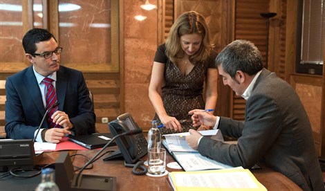 Dávila declina valorar las investigaciones sobre Clavijo en el 'caso Grúas'