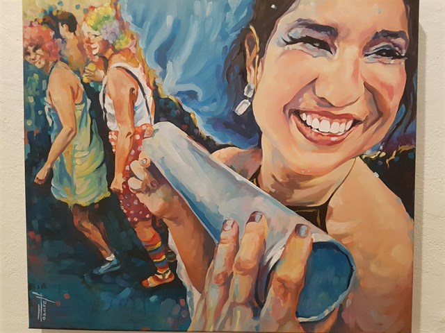 El Centro de Arte La Recova acoge una exposición pictórica sobre el Carnaval de Santa Cruz