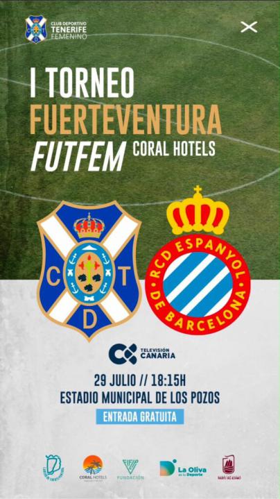 Fuerteventura acoge su primer partido de fútbol femenino
