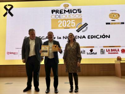 El Queso Palmero galardonado en los Premios QdeQuesos