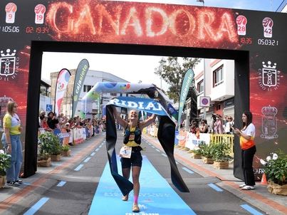 Mario Olmedo y Aida Campos se alzan con el triunfo de los 42 km de la Maratón del Meridiano