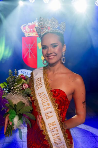 Gara Hernández Barroso, reina de las fiestas patronales de La Matanza de Acentejo