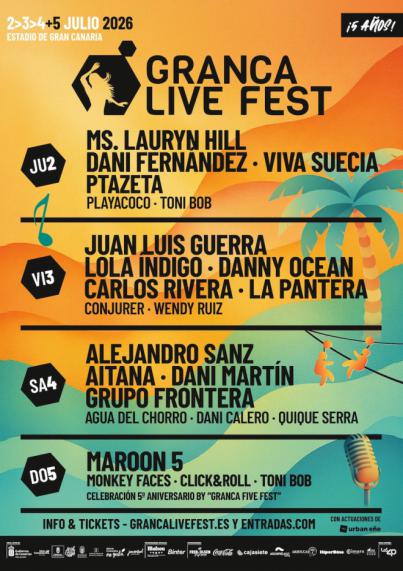 Granca Live Fest celebra su quinto aniversario