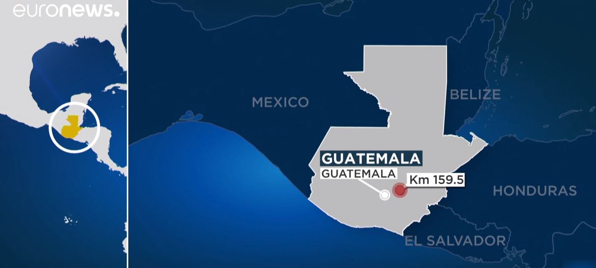 Mueren 32 personas al ser atropelladas por un camión en Guatemala